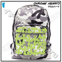 +CHROME HEARTS+ CROSS PATCH GRAY CAMO BACKPACK BAG リュック