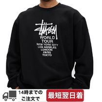 [STUSSY] Solid World Tour Crew ニット セーター