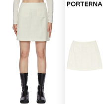 【PORTERNA】Peb Tweed Mini Skirt