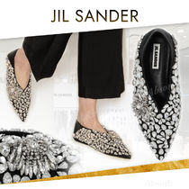 【23AW NEW】JIL SANDER_women / 装飾付きフラットシューズ