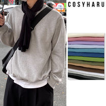 【COSYHARU】Belven Layered Round Sweatshirt 1+1