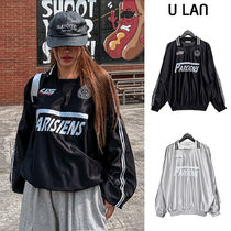 【U LAN】(UNISEX) Paris Track Collar Jersey Long Sleeve