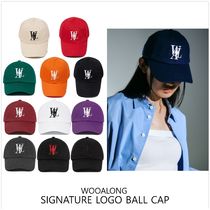 [WOOALONG]Signature Logo ball キャップ★23AW★