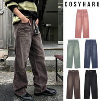 【COSYHARU】Cat washed corduroy pants