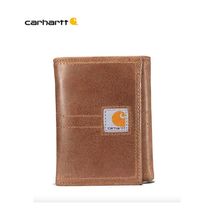 【CARHARTT】 レザー折りたたみ財布