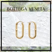 BOTTEGA VENETA お洒落 ☆ チェーンフープピアス ☆ 18Kシルバー