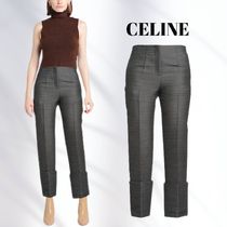 関税込☆送料無 CELINE テーパード クラシックパンツ gray