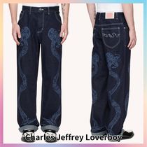 コムドットやまと着用★Charles Jeffrey LOVERBOY Art ジーンズ