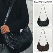 【MAISON MINED】23FW★ LEATHER SADDLEBAG