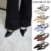 【COLOR iN ID】sling back stiletto