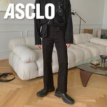 ASCLO Twill 7 Span Incision Bootcut Pants (2color)