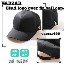 ★韓国発 人気★VARZAR Stud logo over fit ball cap varzar496