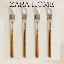 【ZARA HOME】ウッドテイストハンドル フォーク ケース