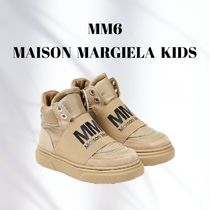 関税無☆MM6 Maison Margiela KIDS ロゴスニーカー 23.0cm〜