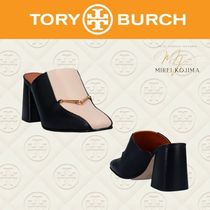 【Tory Burch】ミュール＆サボサンダル バイカラー レザー