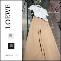 LOEWE＊Cropped top コットン クロップドTシャツ＊送料込