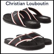 NEW CHRISTIAN LOUBOUTIN Hot Cross Sandals▲ブラック