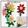 CARLYN キーホルダー・キーリング 【CARLYN】FreshPlush Flower Keyring ぬいぐるみ キーホルダー