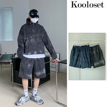 【KOOLOSET】[setup] Tie-dye nylon half pants