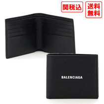 関税・送料込  BALENCIAGA Logo bi-fold ウォレット