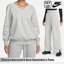 ◆NIKE◆Phoenix オーバーサイズ Vネックスウェット＆パンツ