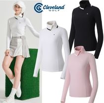 ★CLEVELAND GOLF★ゴルフウェア★ハイネック起毛長袖Tシャツ