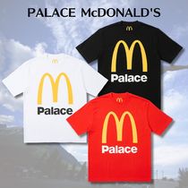 注目コラボ【Palace Skateboards】 マクドナルド ロゴ Tシャツ