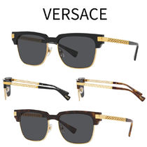 関税・送料込み＊VERSACE＊チェーン　テンプル　サングラス