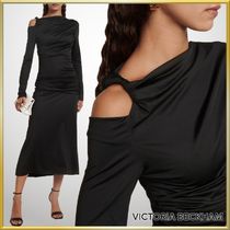 ＜関税込＞Victoria Beckham＊アシメシャーリング ミディドレス