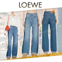 【23AW NEW】LOEWE_woman / デコンストラクト ジーンズ / Blue