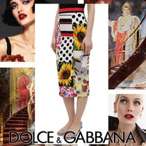 Dolce & Gabbana ミックスプリント スカート マルチカラー