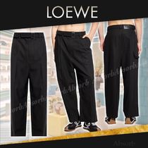 【23AW NEW】LOEWE_man / ロークロッチ コットン パンツ / Black