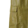 DISCERNMENT パンツ 【DISCERNMENT】Buffing leather cargo pants(20)