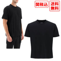 関税・送料込  BOTTEGA VENETA Compact cotton black Tシャツ