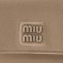 MiuMiu 折りたたみ財布 ☆人気☆【MIU MIU】☆ロゴ スモール レザー 二つ折り財布☆(11)