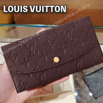 希少 LOUIS VUITTON 長財布  エミリー ボルドー レッド シンプル