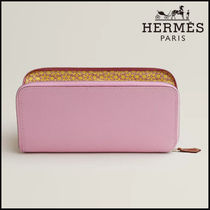 ■シンプルで素敵【 HERMES 】シルクイン クラシック ウォレット