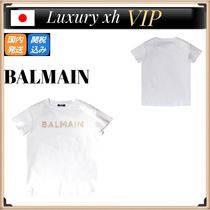 ★23AW BALMAIN コットン ロゴプリント ホワイト Ｔシャツ★