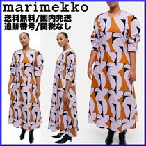 【2023AW】marimekko マリメッコ/ Kompositio Pilari ワンピース