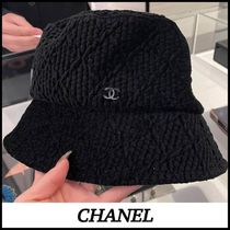 Chanel bucket hat / black/ size M ハット【CHANEL】