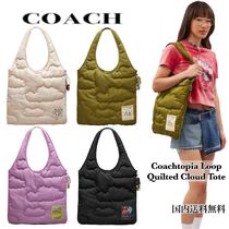 【国内発送】Coachtopia Loop Quilted Cloud Tote