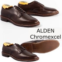 【ALDEN】Plain Toe Blucher バリーラスト 靴 Chromexcel