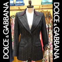 DOLCE&GABBANA  ストライプ シングルブレスト ジャケット