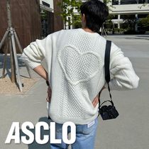 ASCLO Heart Cable Round Knit (4color)