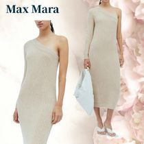 ★新作★Max Mara★ワンスリーブリブマキシドレス