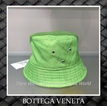 BOTTEGA VENETA◆イントレチャート バケット ハット ACID GREEN