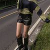 U LAN ショートパンツ 【U LAN】Body leather shorts(8)