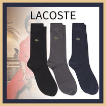 【LACOSTE】ヘリンボーン ニット ソックス