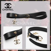 ★揺れるチャームがアクセントになる♪【CHANEL】ベルト★