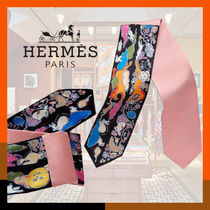 HERMES 最新作 スカーフ ツイリー Mille et Un Lapins Souatine